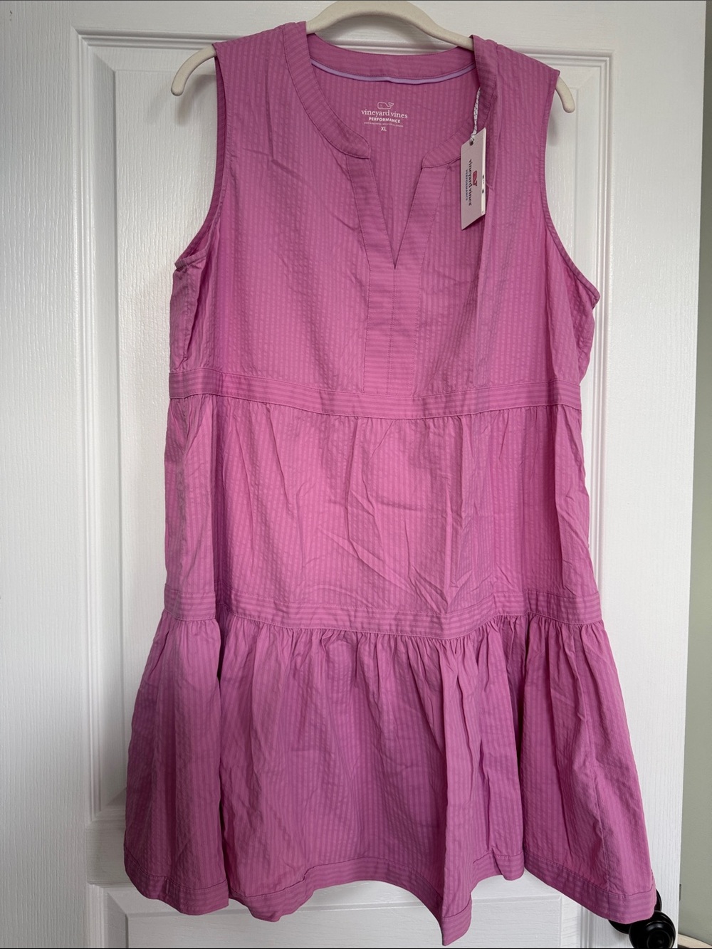 Vineyard Vines Sleeveless Pink Swim Coverup Tunic